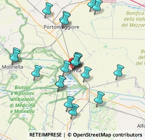 Mappa Via XVIII Aprile, 44011 Argenta FE, Italia (7.547)