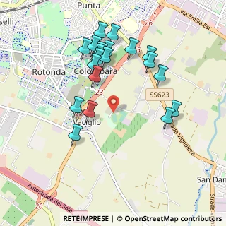 Mappa Strada Collegarola, 41100 Modena MO, Italia (0.9885)