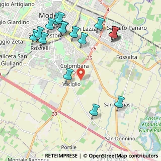 Mappa Strada Collegarola, 41100 Modena MO, Italia (2.57353)