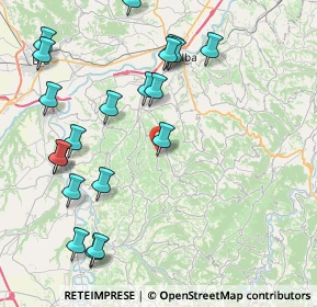 Mappa Serralunga D'alba, 12050 Serralunga d'Alba CN, Italia (9.7025)