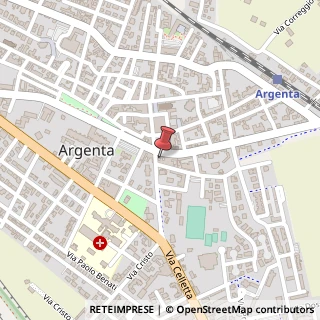 Mappa Viale Antonio Roiti, 1, 44011 Argenta, Ferrara (Emilia Romagna)