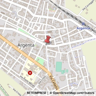 Mappa Via Giacomo Matteotti, 26A, 44011 Argenta, Ferrara (Emilia Romagna)