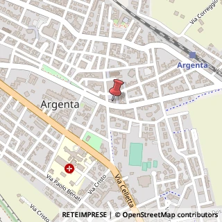 Mappa Piazza Garibaldi, 1, 44011 Argenta, Ferrara (Emilia Romagna)