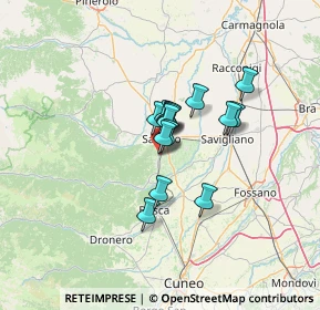 Mappa Largo Federico Fellini, 12030 Manta CN, Italia (7.89)
