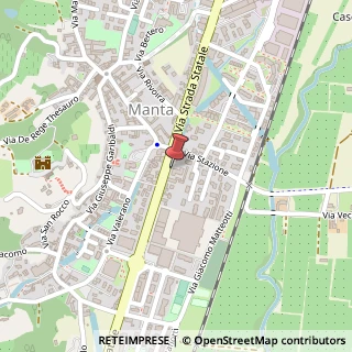 Mappa Via Strada Statale, 76, 12030 Manta, Cuneo (Piemonte)