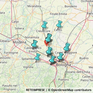 Mappa Via Mandria, 40017 San Giovanni in Persiceto BO, Italia (10.5865)