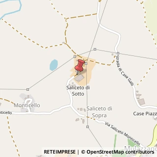 Mappa Via Saliceto e Monticello, 9, 43037 Lesignano de' Bagni, Parma (Emilia Romagna)