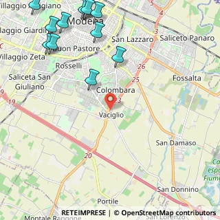 Mappa Via Messina, 41126 Modena MO, Italia (3.23833)