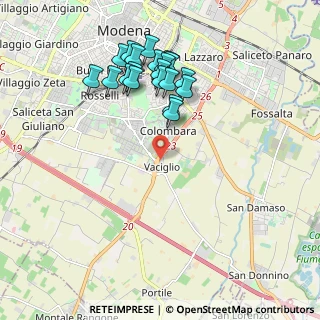 Mappa Via Messina, 41126 Modena MO, Italia (1.9825)