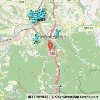 Mappa A26 - Autostrada dei Trafori, 15076 Ovada AL, Italia (2.53846)