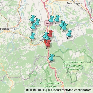 Mappa A26 - Autostrada dei Trafori, 15076 Ovada AL, Italia (6.24214)