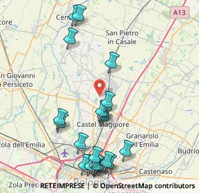 Mappa 40050 Argelato BO, Italia (9.507)