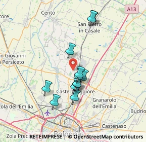 Mappa 40050 Argelato BO, Italia (5.93083)
