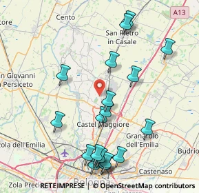 Mappa 40050 Argelato BO, Italia (9.302)