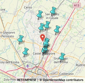 Mappa 40050 Argelato BO, Italia (5.96846)