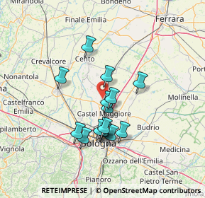 Mappa 40050 Argelato BO, Italia (11.44733)