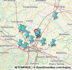 Mappa 40050 Argelato BO, Italia (11.37833)