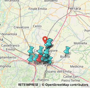 Mappa 40050 Argelato BO, Italia (11.47667)