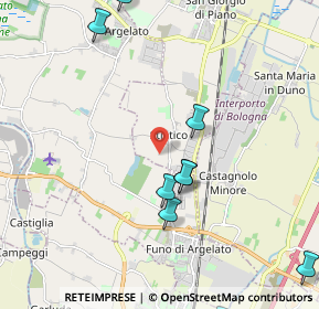 Mappa 40050 Argelato BO, Italia (3.09917)