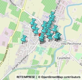 Mappa Via Spallanzani, 42019 Arceto RE, Italia (0.2705)