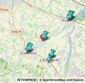 Mappa Via Spallanzani, 42019 Arceto RE, Italia (4.15938)