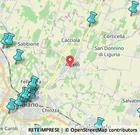 Mappa Via Spallanzani, 42019 Arceto RE, Italia (3.7185)