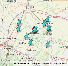 Mappa Viale E. Toti, 40062 Molinella BO, Italia (10.41083)