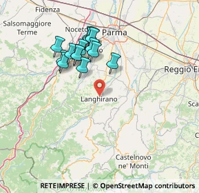Mappa Via Volontari del Sangue, 43013 Langhirano PR, Italia (13.394)