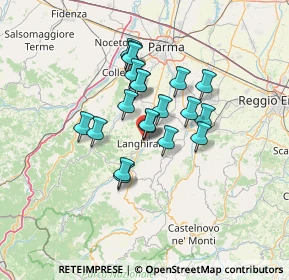 Mappa Via Volontari del Sangue, 43013 Langhirano PR, Italia (10.0295)