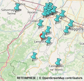 Mappa Via Volontari del Sangue, 43013 Langhirano PR, Italia (17.12)