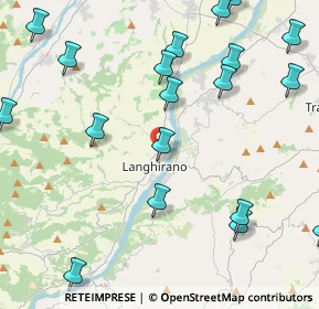 Mappa Via Volontari del Sangue, 43013 Langhirano PR, Italia (5.751)