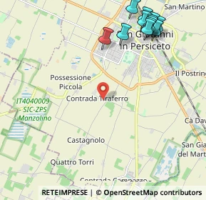 Mappa Via Santa Margherita, 40017 San Giovanni in Persiceto BO, Italia (2.79333)
