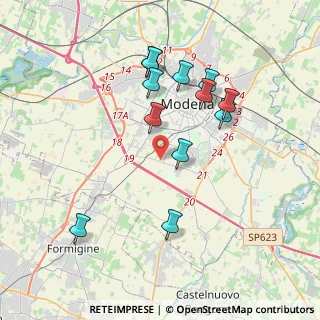 Mappa Contrada, 41126 Modena MO, Italia (3.82333)