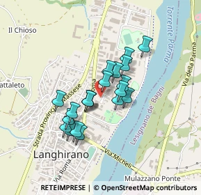 Mappa Via Renzo Pezzani, 43013 Langhirano PR, Italia (0.324)