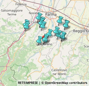 Mappa Via Renzo Pezzani, 43013 Langhirano PR, Italia (10.75611)