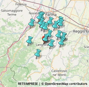 Mappa Via Renzo Pezzani, 43013 Langhirano PR, Italia (10.2845)