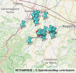 Mappa Via Renzo Pezzani, 43013 Langhirano PR, Italia (9.954)