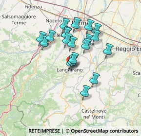 Mappa Via Renzo Pezzani, 43013 Langhirano PR, Italia (11.615)
