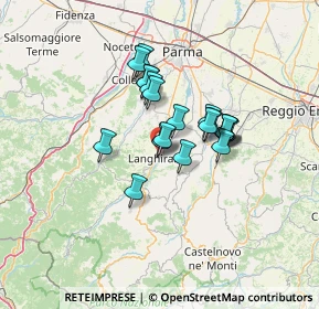 Mappa Via Renzo Pezzani, 43013 Langhirano PR, Italia (9.7055)