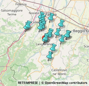 Mappa Via Renzo Pezzani, 43013 Langhirano PR, Italia (10.4995)