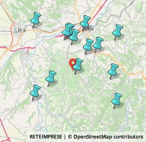 Mappa Località Parafada, 12050 Serralunga D'alba CN, Italia (7.71538)