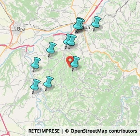 Mappa Località Parafada, 12050 Serralunga D'alba CN, Italia (6.74455)