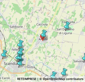 Mappa Via Corrado, 42019 Arceto RE, Italia (3.13667)
