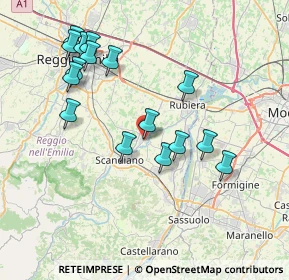 Mappa Via Sebastiano Corrado, 42019 Arceto RE, Italia (7.8575)