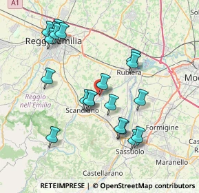 Mappa Via Corrado, 42019 Arceto RE, Italia (7.7045)