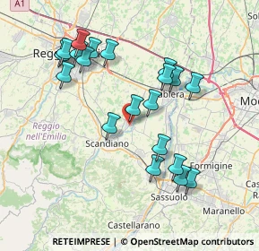 Mappa Via Corrado, 42019 Arceto RE, Italia (7.564)