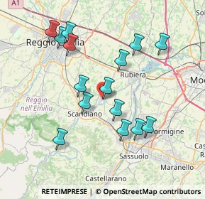 Mappa Via Sebastiano Corrado, 42019 Arceto RE, Italia (7.39)