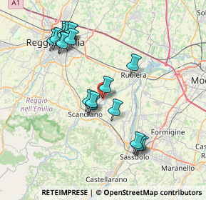 Mappa Via Sebastiano Corrado, 42019 Arceto RE, Italia (8.022)