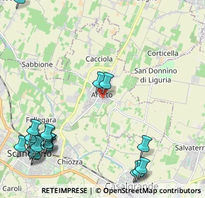 Mappa Via San Luigi, 42019 Arceto RE, Italia (3.1015)