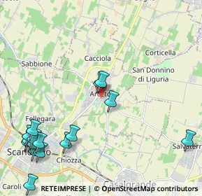 Mappa Via San Luigi, 42019 Arceto RE, Italia (2.88813)